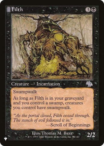 Filth [The List] - The Mythic Store | 24h Order Processing