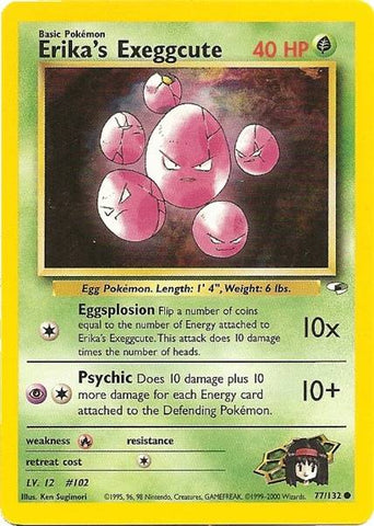 Erika's Exeggcute (77/132) [Gym Heroes Unlimited] - The Mythic Store | 24h Order Processing