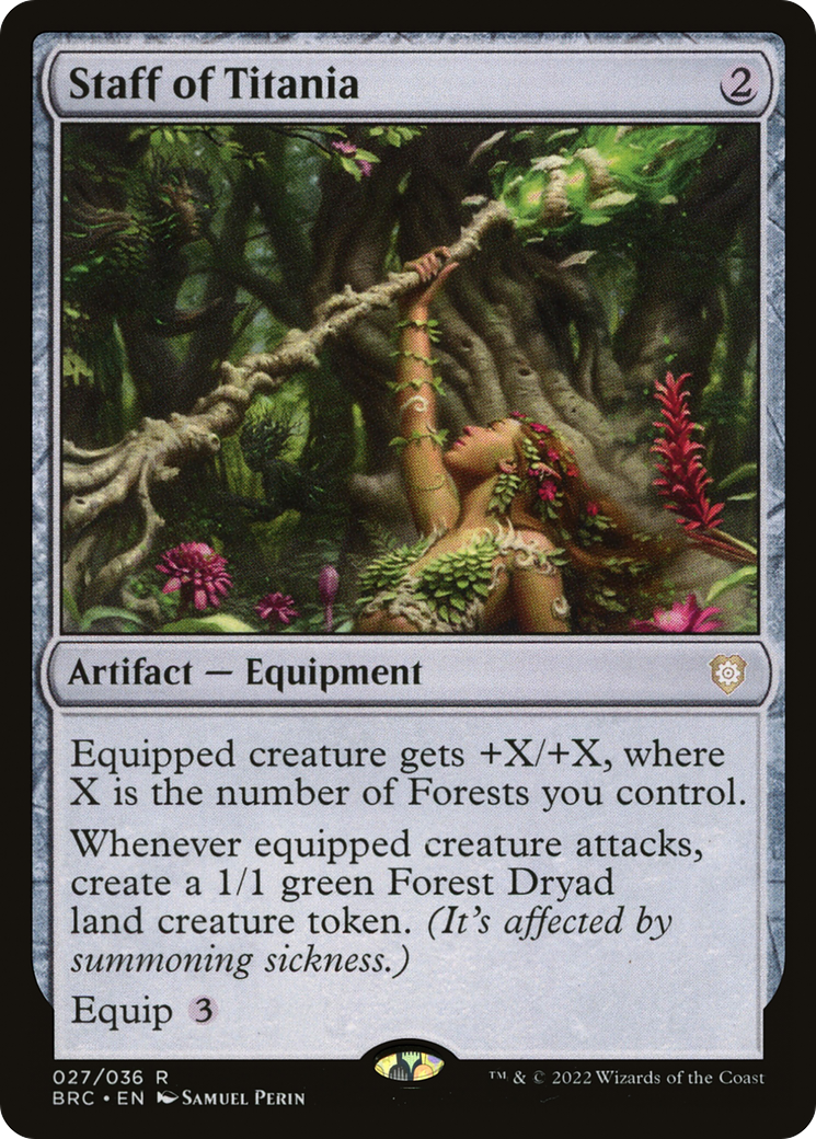 Staff of Titania [The Brothers' War Commander] - The Mythic Store | 24h Order Processing