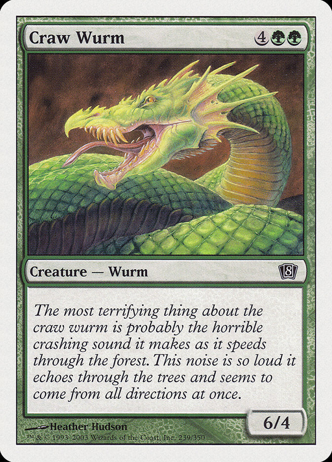 Craw Wurm [Eighth Edition] - The Mythic Store | 24h Order Processing