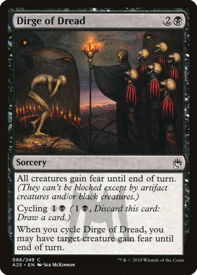Dirge of Dread [Masters 25] - The Mythic Store | 24h Order Processing