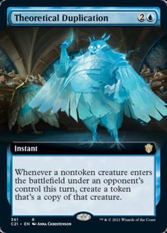 Theoretical Duplication (Extended Art) [Commander 2021] - The Mythic Store | 24h Order Processing