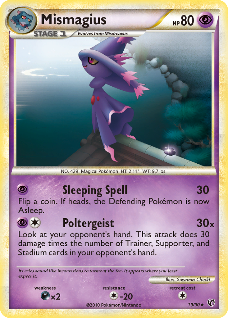 Mismagius (19/90) [HeartGold & SoulSilver: Undaunted] - The Mythic Store | 24h Order Processing