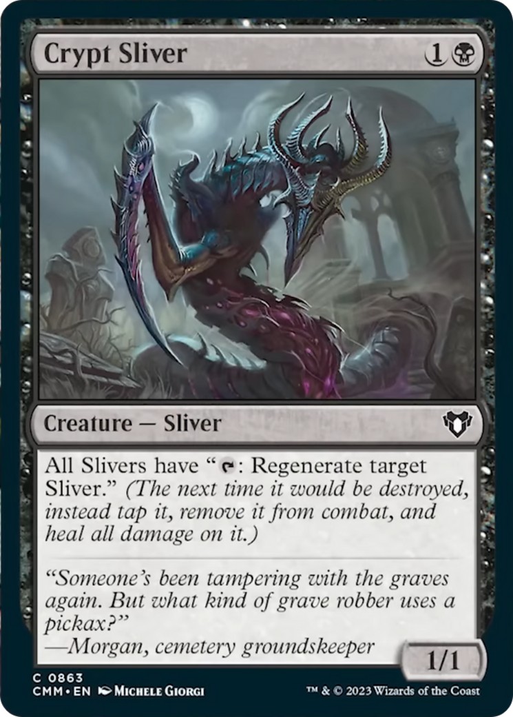 Crypt Sliver [Commander Masters] - The Mythic Store | 24h Order Processing