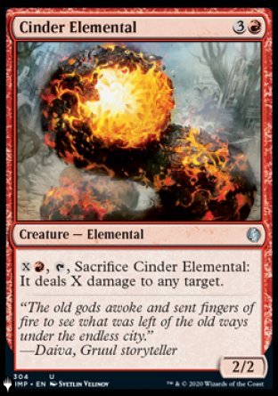 Cinder Elemental [The List] - The Mythic Store | 24h Order Processing