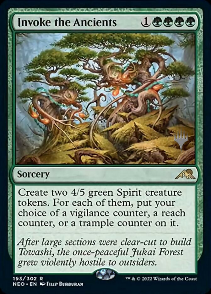 Invoke the Ancients (Promo Pack) [Kamigawa: Neon Dynasty Promos] - The Mythic Store | 24h Order Processing