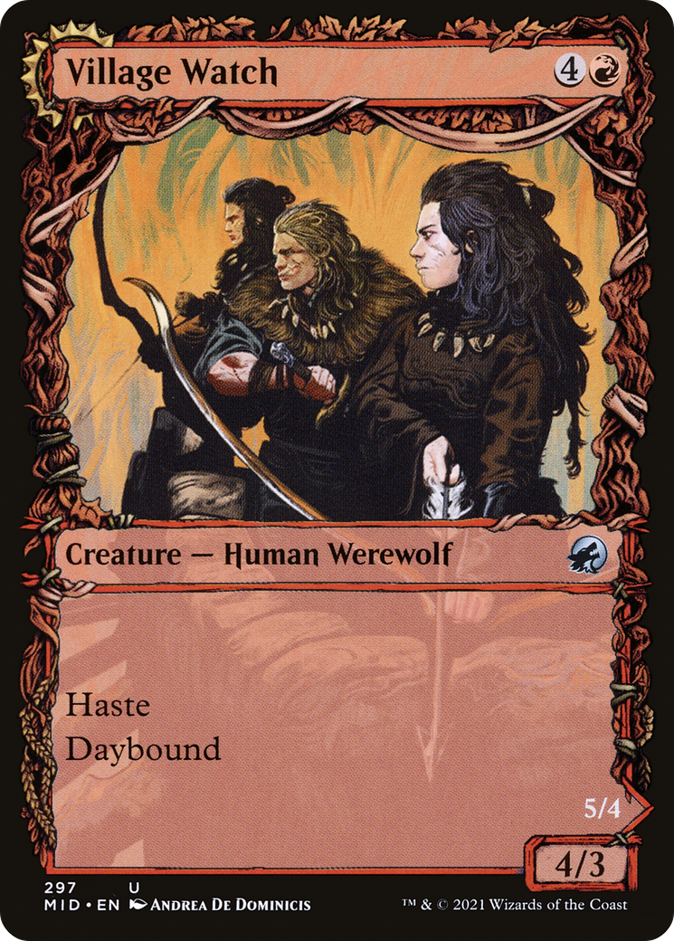 Village Watch // Village Reavers (Showcase Equinox) [Innistrad: Midnight Hunt] - The Mythic Store | 24h Order Processing