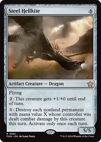 Steel Hellkite [Foundations] - The Mythic Store | 24h Order Processing