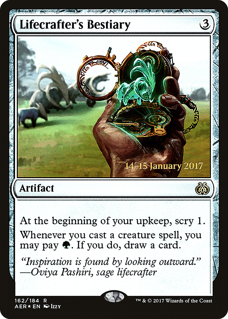 Lifecrafter's Bestiary [Aether Revolt Prerelease Promos] - The Mythic Store | 24h Order Processing