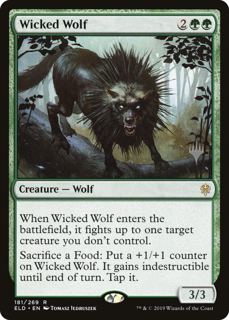 Wicked Wolf (Promo Pack) [Throne of Eldraine Promos] - The Mythic Store | 24h Order Processing