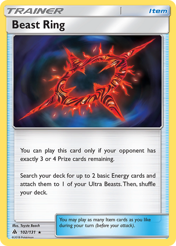 Beast Ring (102/131) [Sun & Moon: Forbidden Light] - The Mythic Store | 24h Order Processing