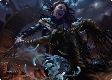 Olivia's Midnight Ambush Art Card [Innistrad: Midnight Hunt Art Series] - The Mythic Store | 24h Order Processing