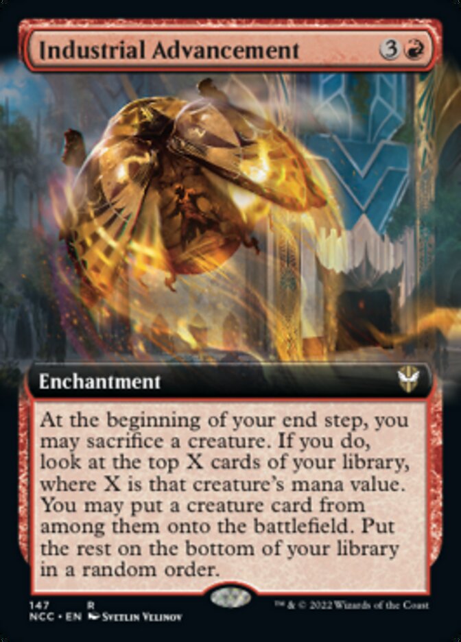 Industrial Advancement (Extended Art) [Streets of New Capenna Commander] - The Mythic Store | 24h Order Processing