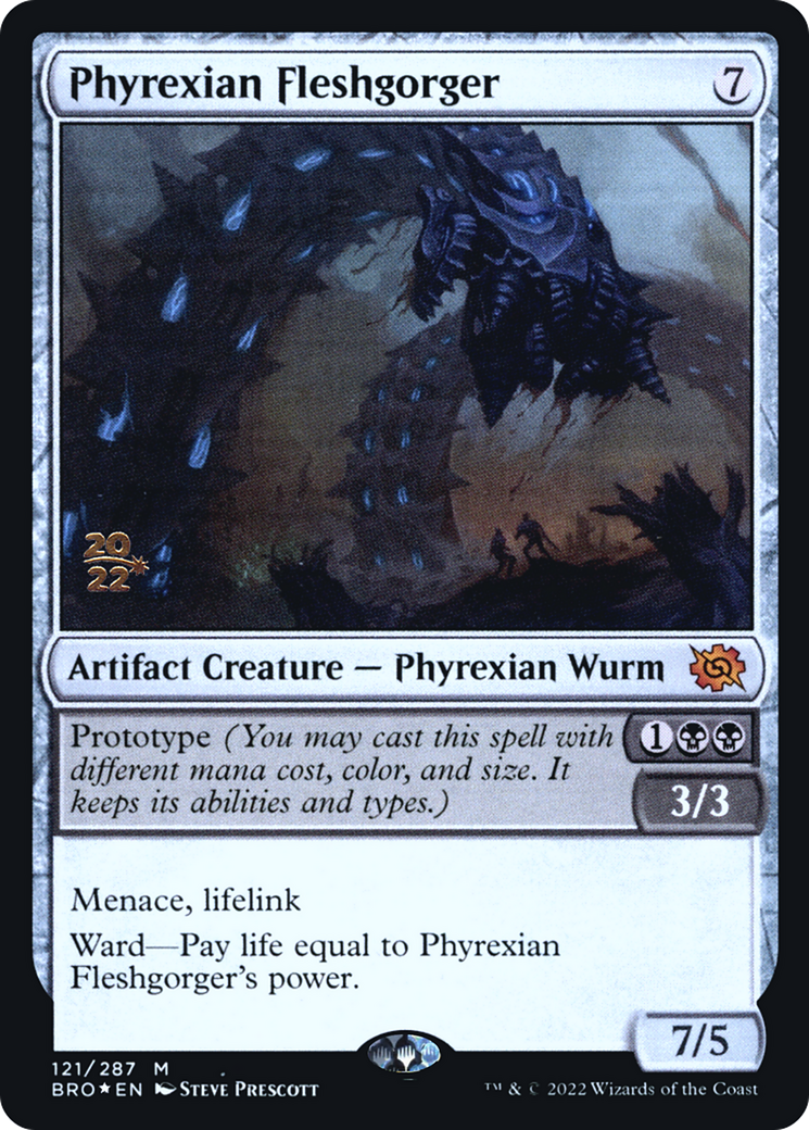 Phyrexian Fleshgorger [The Brothers' War Prerelease Promos] - The Mythic Store | 24h Order Processing