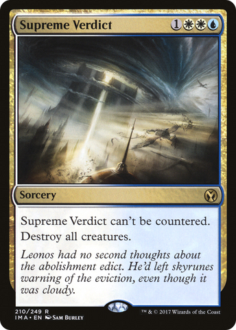 Supreme Verdict [Iconic Masters] - The Mythic Store | 24h Order Processing