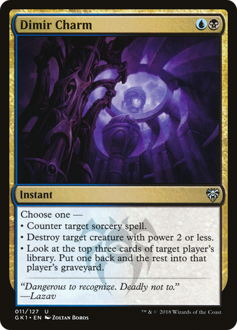 Dimir Charm [Guilds of Ravnica Guild Kit] - The Mythic Store | 24h Order Processing