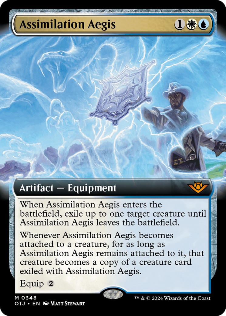 Assimilation Aegis (Extended Art) [Outlaws of Thunder Junction] - The Mythic Store | 24h Order Processing