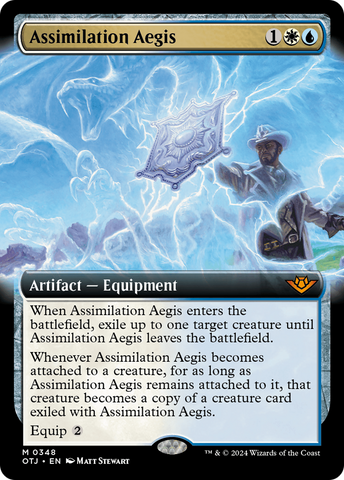 Assimilation Aegis (Extended Art) [Outlaws of Thunder Junction] - The Mythic Store | 24h Order Processing