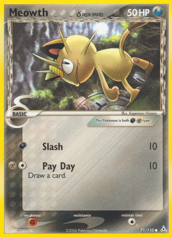 Meowth (71/110) (Delta Species) [EX: Holon Phantoms] - The Mythic Store | 24h Order Processing