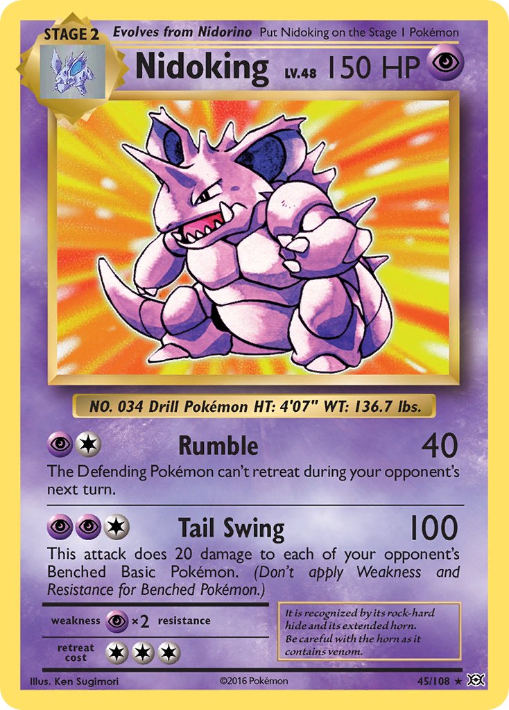 Nidoking (45/108) (Theme Deck Exclusive) [XY: Evolutions] - The Mythic Store | 24h Order Processing