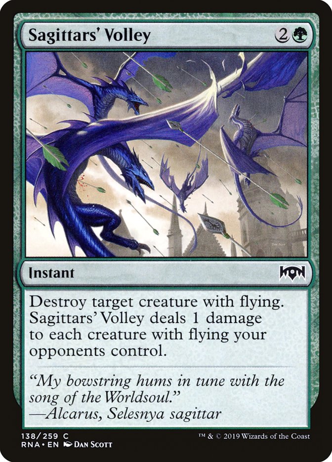 Sagittars' Volley [Ravnica Allegiance] - The Mythic Store | 24h Order Processing