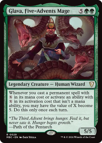 Glava, Five-Advents Mage [Mystery Booster: Commander Edition] - The Mythic Store | 24h Order Processing