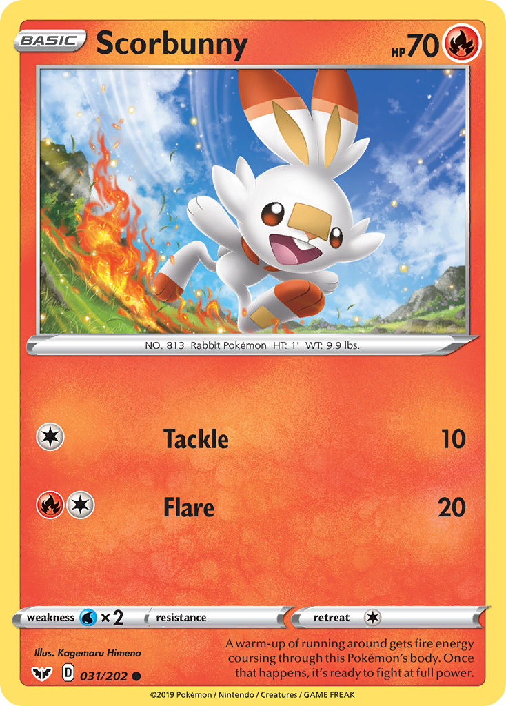 Scorbunny (031/202) [Sword & Shield: Base Set] - The Mythic Store | 24h Order Processing