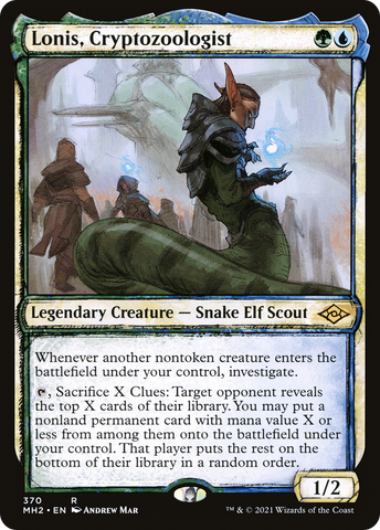 Lonis, Cryptozoologist (Sketch) [Modern Horizons 2] - The Mythic Store | 24h Order Processing
