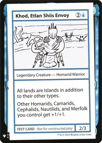Khod, Etlan Shiis Envoy [Mystery Booster Playtest Cards] - The Mythic Store | 24h Order Processing