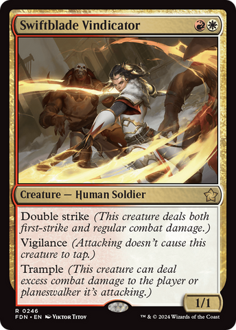 Swiftblade Vindicator [Foundations] - The Mythic Store | 24h Order Processing