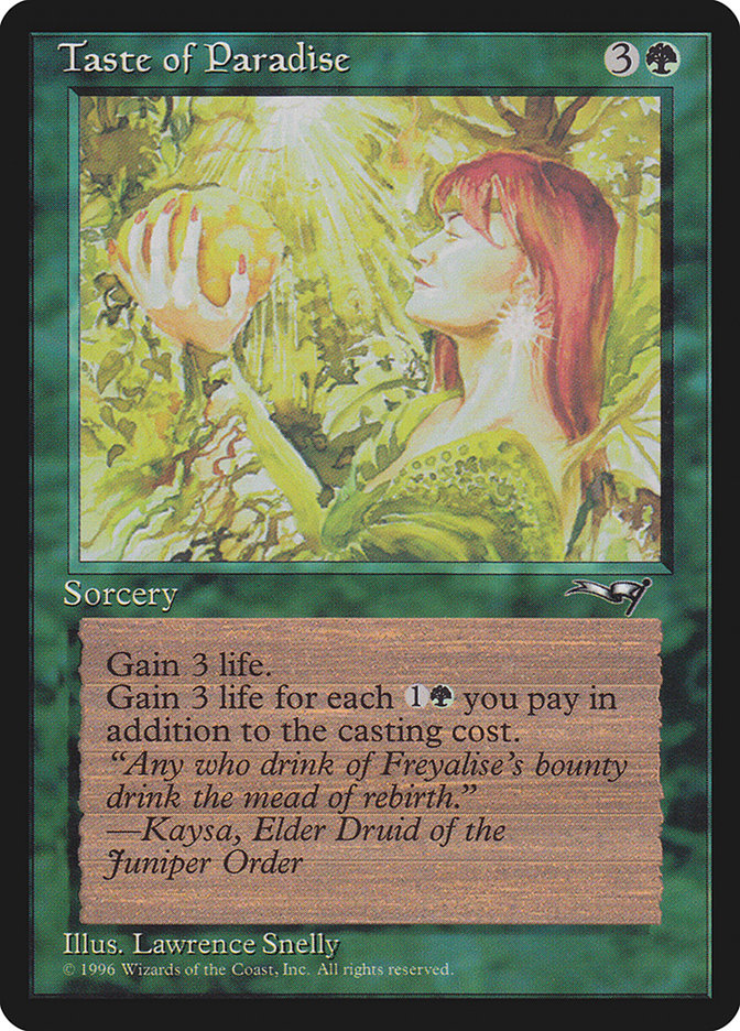 Taste of Paradise (Holding Fruit) [Alliances] - The Mythic Store | 24h Order Processing