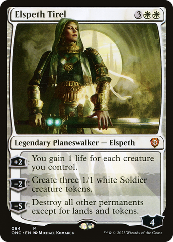 Elspeth Tirel [Phyrexia: All Will Be One Commander] - The Mythic Store | 24h Order Processing