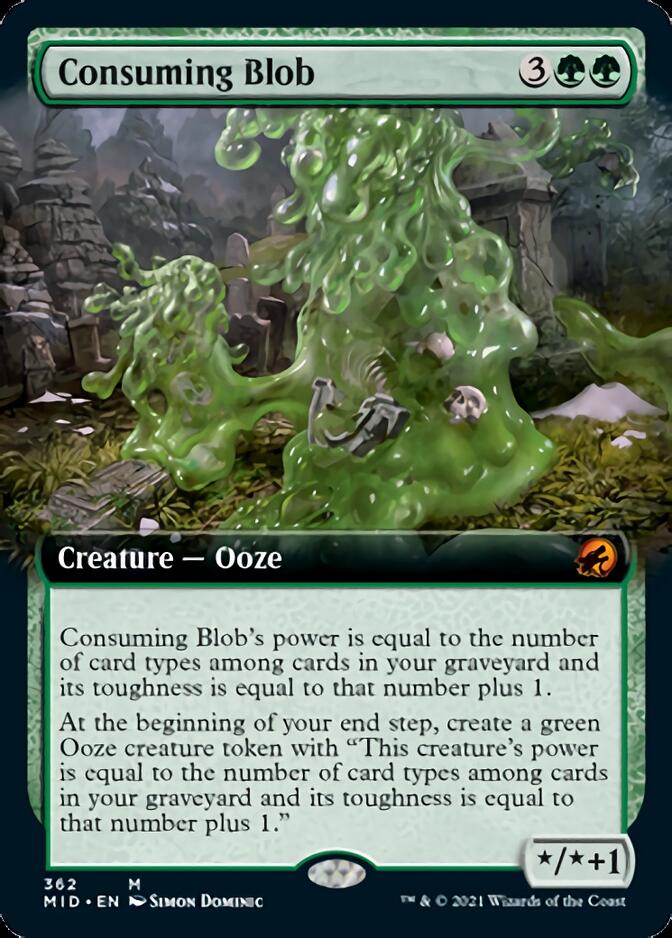 Consuming Blob (Extended Art) [Innistrad: Midnight Hunt] - The Mythic Store | 24h Order Processing