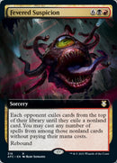 Fevered Suspicion (Extended Art) [Dungeons & Dragons: Adventures in the Forgotten Realms Commander] - The Mythic Store | 24h Order Processing