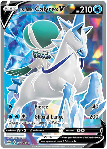 Ice Rider Calyrex V (163/198) [Sword & Shield: Chilling Reign] - The Mythic Store | 24h Order Processing