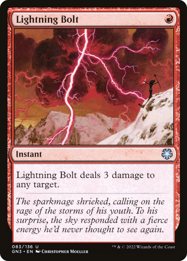 Lightning Bolt [Game Night: Free-for-All] - The Mythic Store | 24h Order Processing