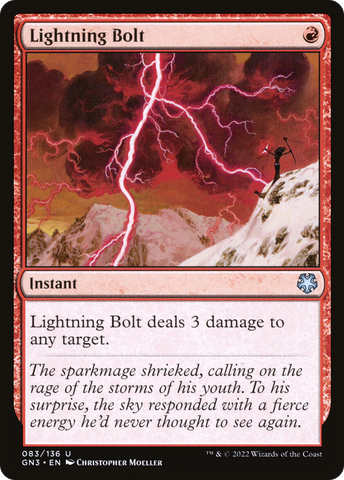 Lightning Bolt [Game Night: Free-for-All] - The Mythic Store | 24h Order Processing