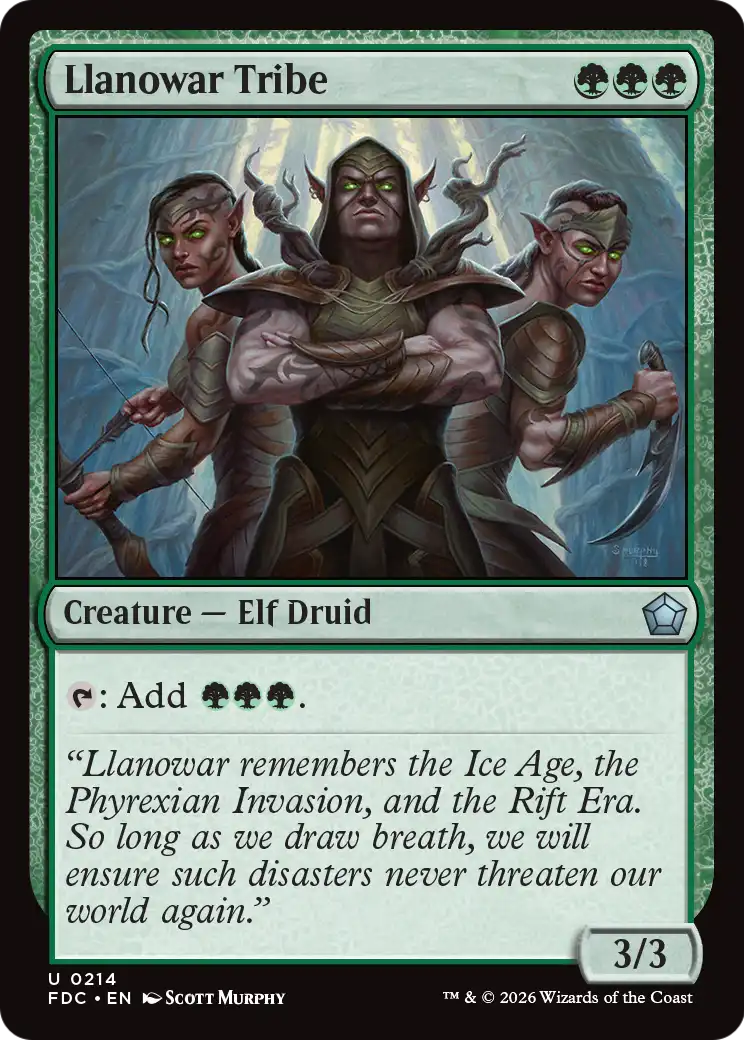 Llanowar Tribe [Foundations Commander] - The Mythic Store | 24h Order Processing