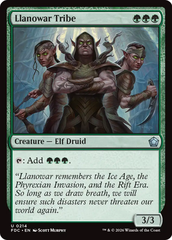 Llanowar Tribe [Foundations Commander] - The Mythic Store | 24h Order Processing