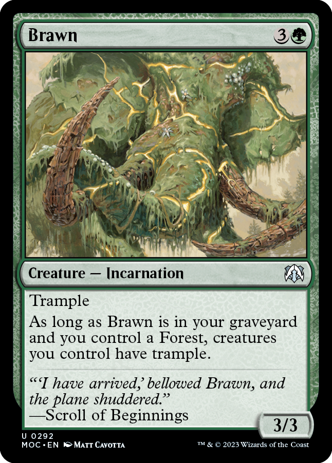 Brawn [March of the Machine Commander] - The Mythic Store | 24h Order Processing