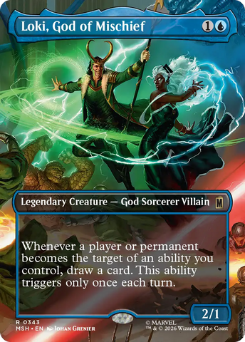 Loki, God of Mischief (Borderless) [Marvel Super Heroes] - The Mythic Store | 24h Order Processing