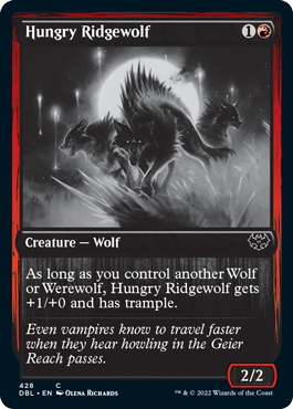 Hungry Ridgewolf [Innistrad: Double Feature] - The Mythic Store | 24h Order Processing