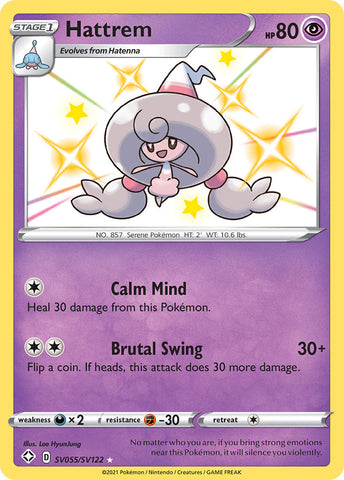 Hattrem (SV055/SV122) [Sword & Shield: Shining Fates] - The Mythic Store | 24h Order Processing