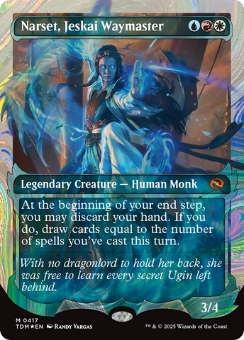 Narset, Jeskai Waymaster (Showcase) (Halo Foil) [Tarkir: Dragonstorm] - The Mythic Store | 24h Order Processing