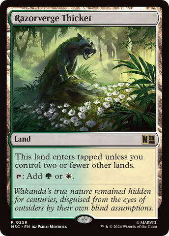 Razorverge Thicket [Marvel Super Heroes Commander] - The Mythic Store | 24h Order Processing