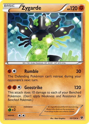 Zygarde (53/124) [XY: Fates Collide] - The Mythic Store | 24h Order Processing