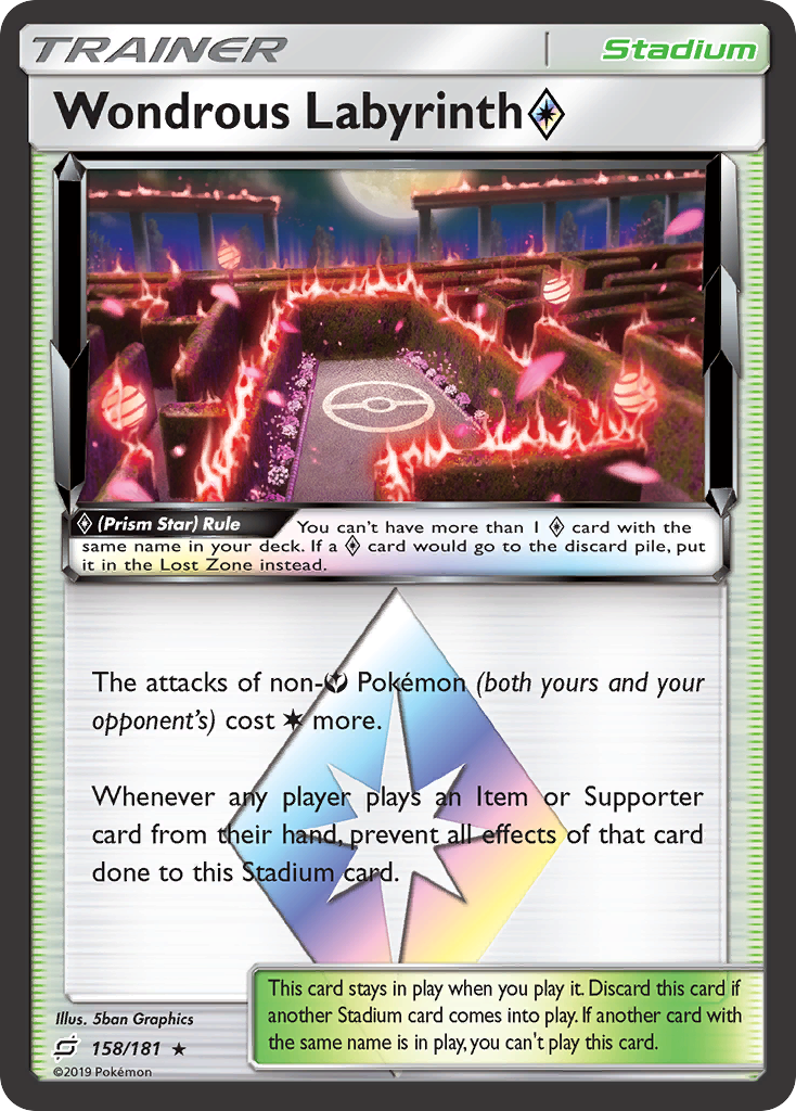 Wondrous Labyrinth (158/181) (Prism Star) [Sun & Moon: Team Up] - The Mythic Store | 24h Order Processing