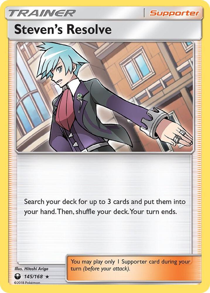 Steven's Resolve (145/168) [Sun & Moon: Celestial Storm] - The Mythic Store | 24h Order Processing