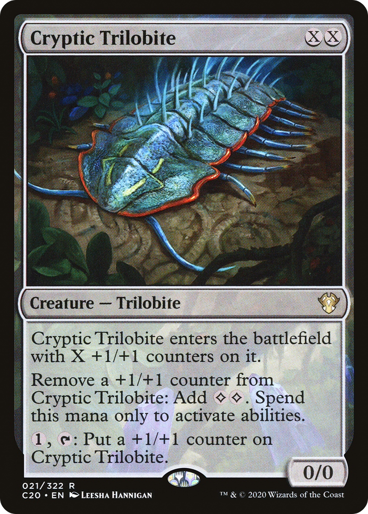 Cryptic Trilobite [Commander 2020] - The Mythic Store | 24h Order Processing