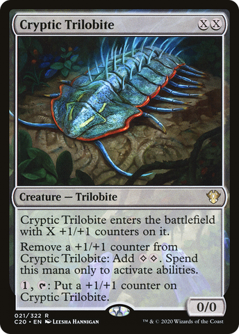 Cryptic Trilobite [Commander 2020] - The Mythic Store | 24h Order Processing